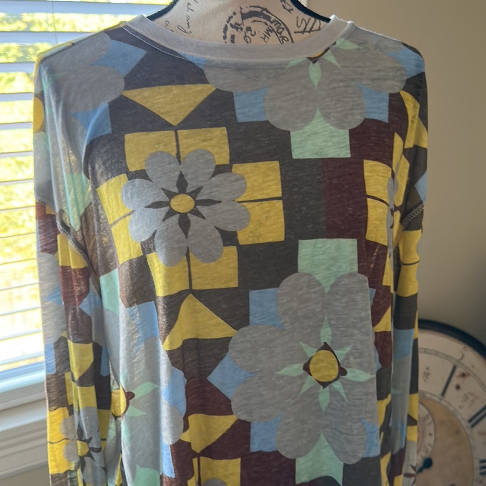 Fp Movement Medium Keep Rolling Printed Long Slee… - image 2